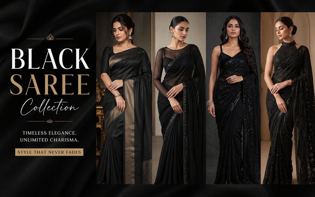 Sarees Black – A Timeless Fashion Statement for Every Occasion