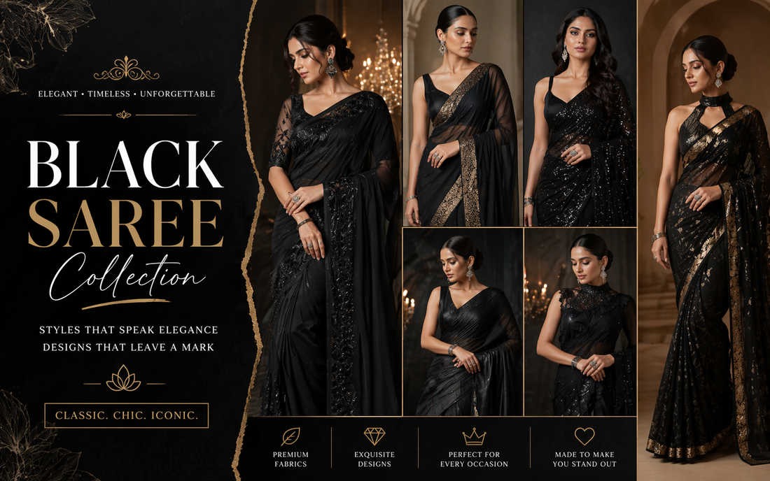 Saree Black Saree – The Perfect Choice for Timeless Elegance