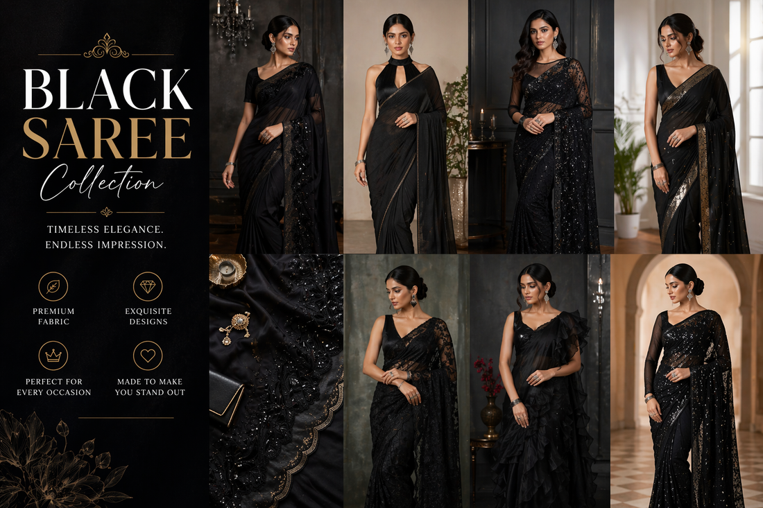 Sarees in Black Colour – The Ultimate Style That Defines Confidence