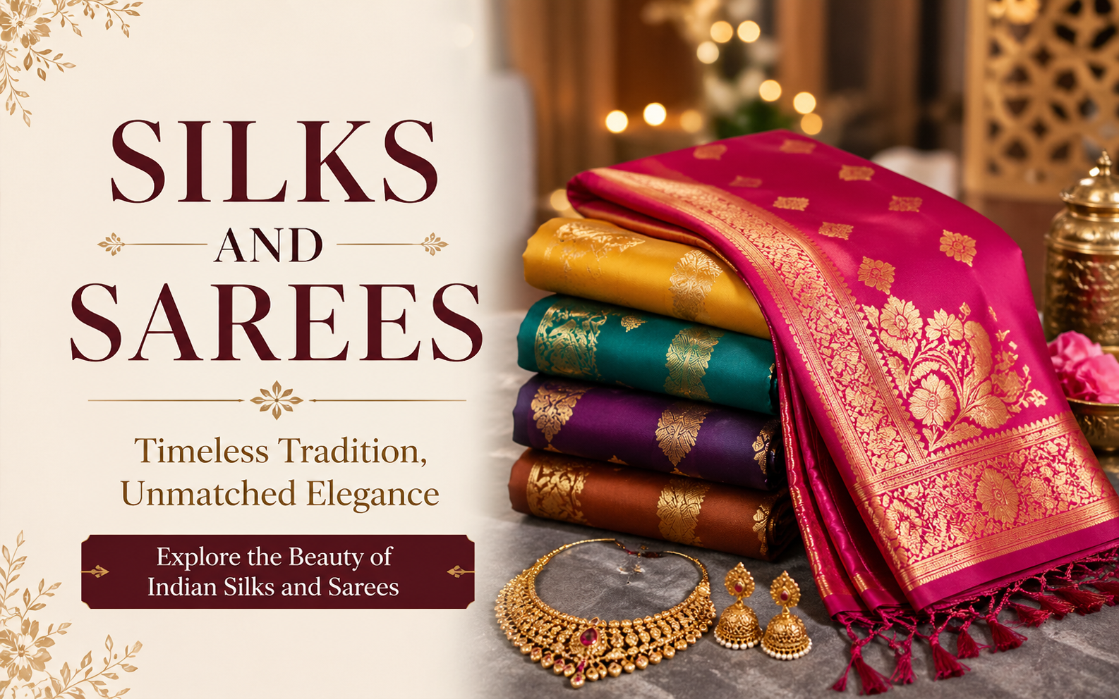 The Beauty and Tradition of Silks and Sarees