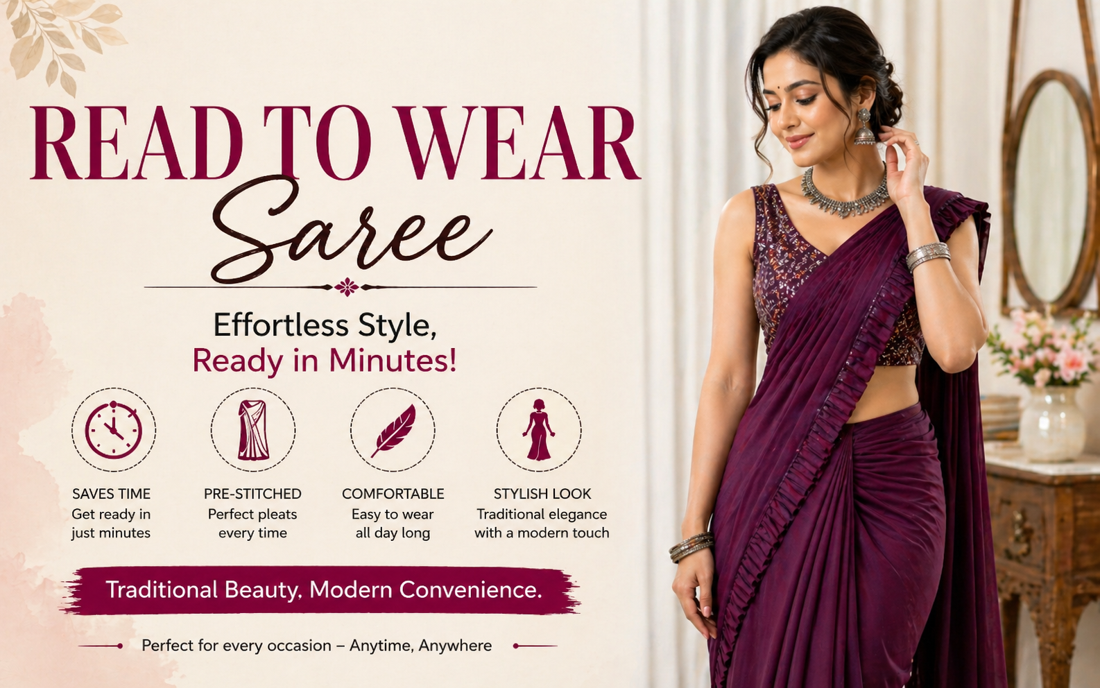 Ready To Wear Saree