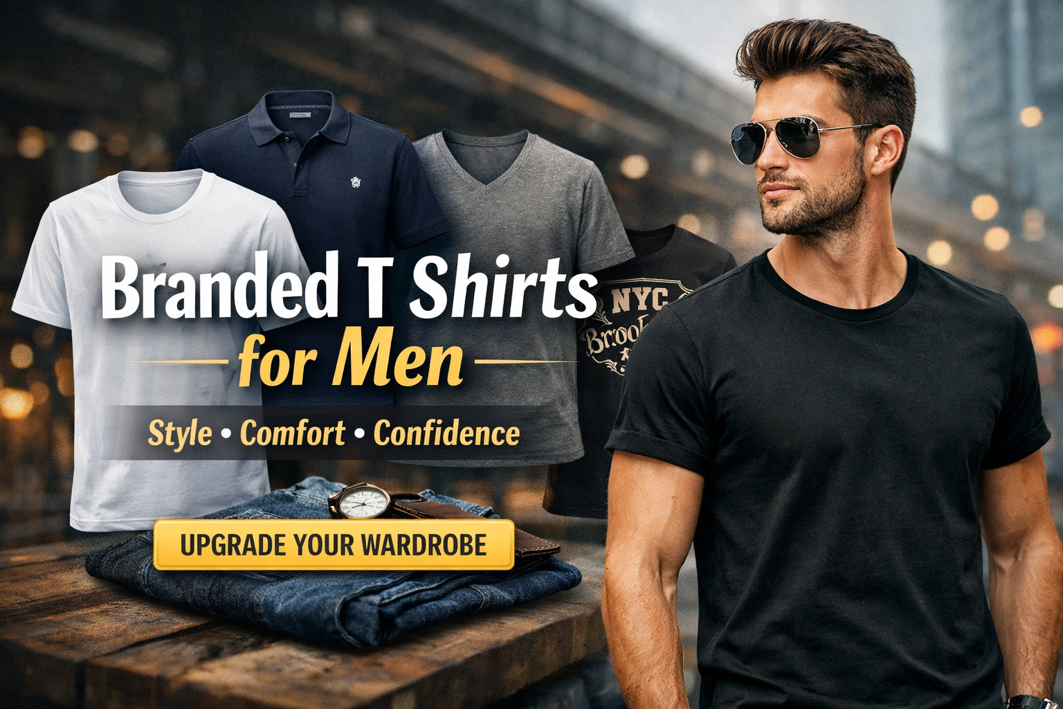Branded T Shirts for Men: Style, Comfort, and Confidence in One