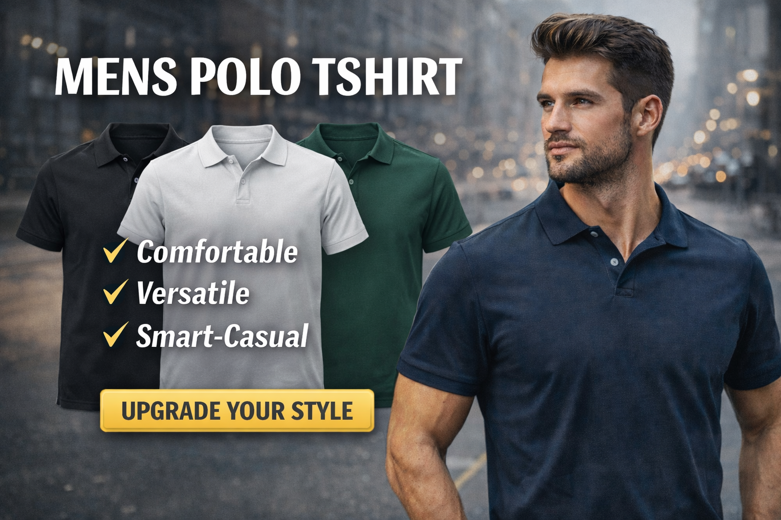 Mens Polo Tshirt: A Smart Essential for Everyday Style