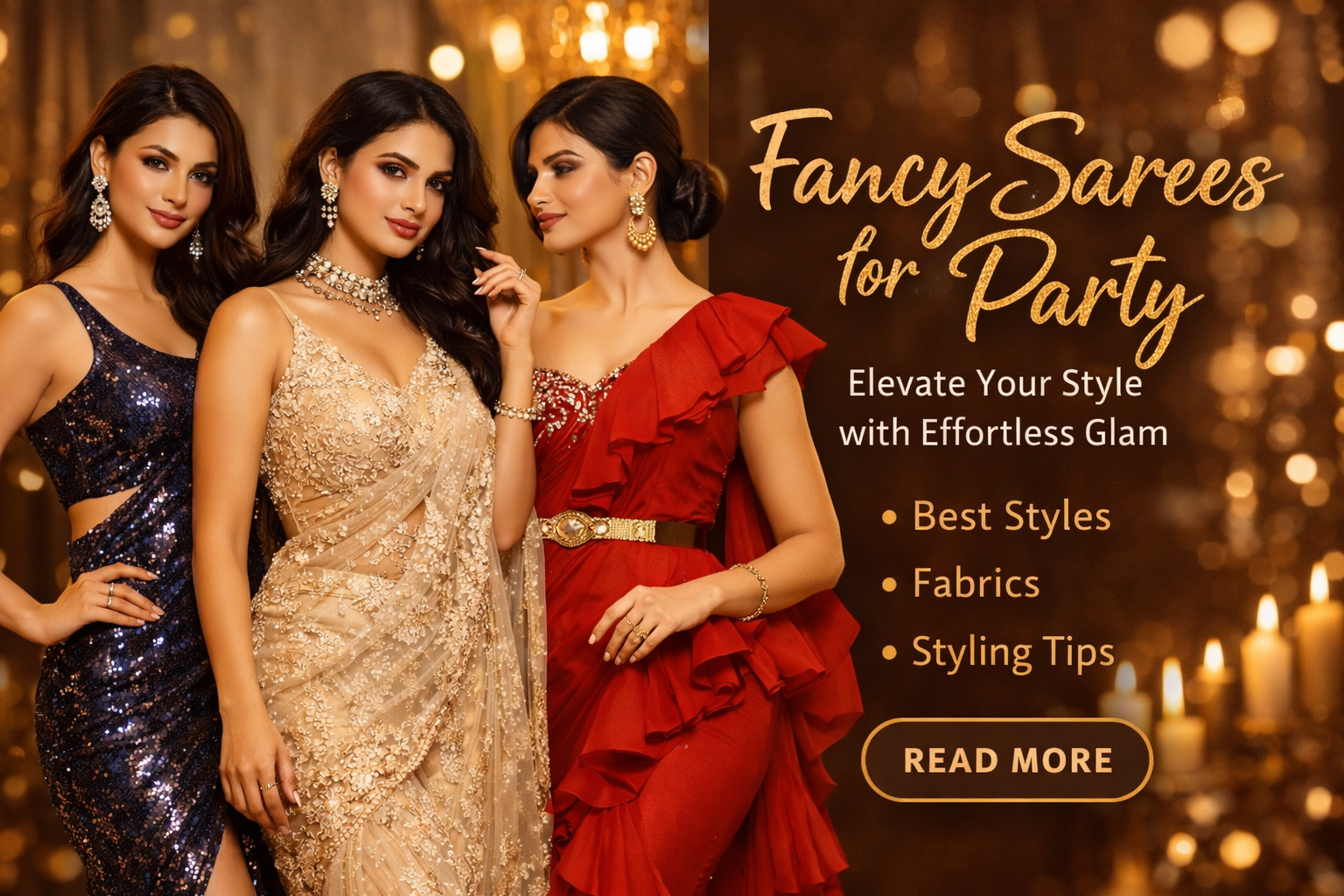 Fancy Sarees for Party: Elevate Your Style with Effortless Glam