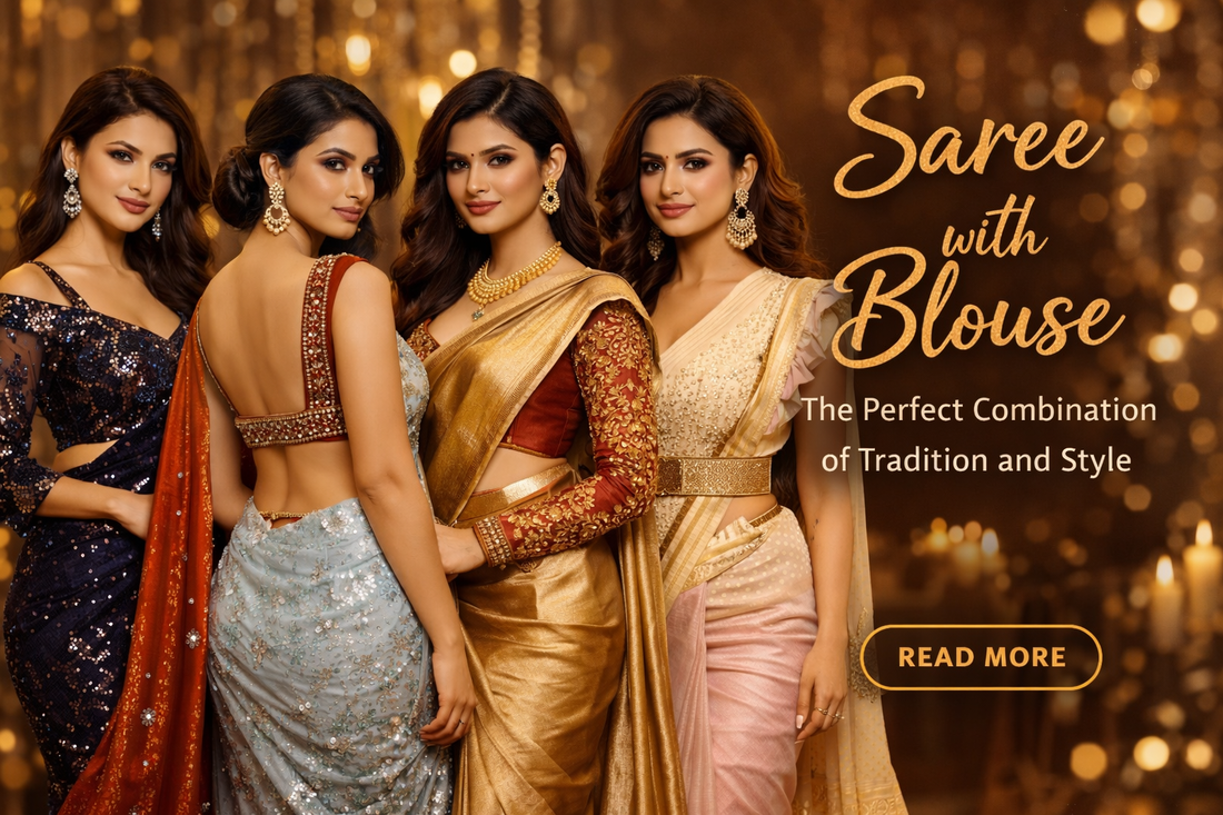Saree with Blouse: The Perfect Combination of Tradition and Style