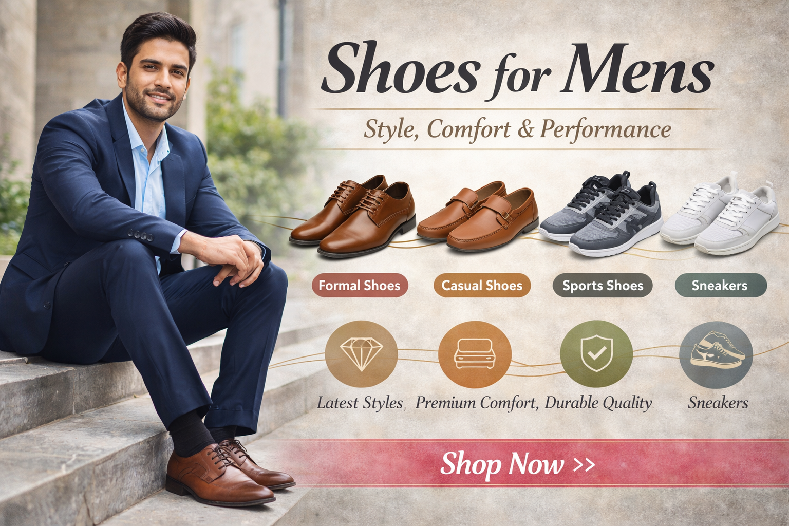 Shoes for Mens – Style, Comfort & Everyday Performance