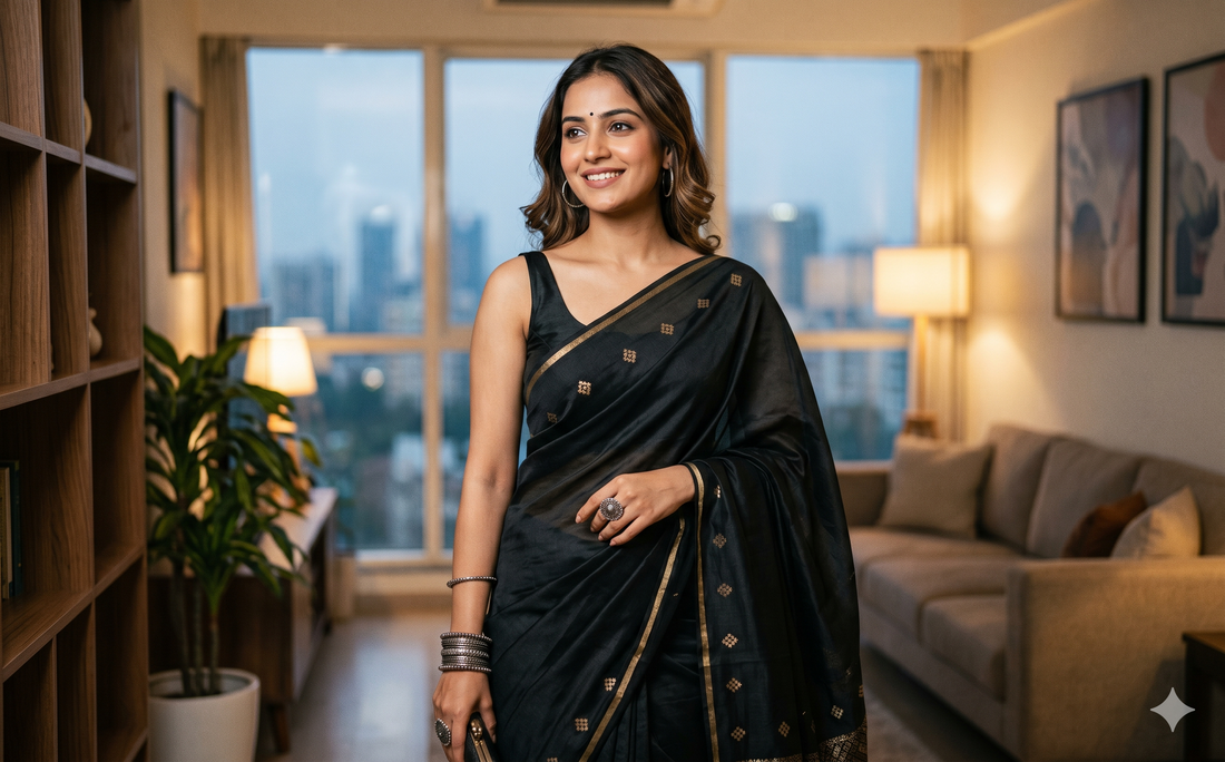 The Timeless Allure of the Black Saree: Why Every Wardrobe Needs This Classic