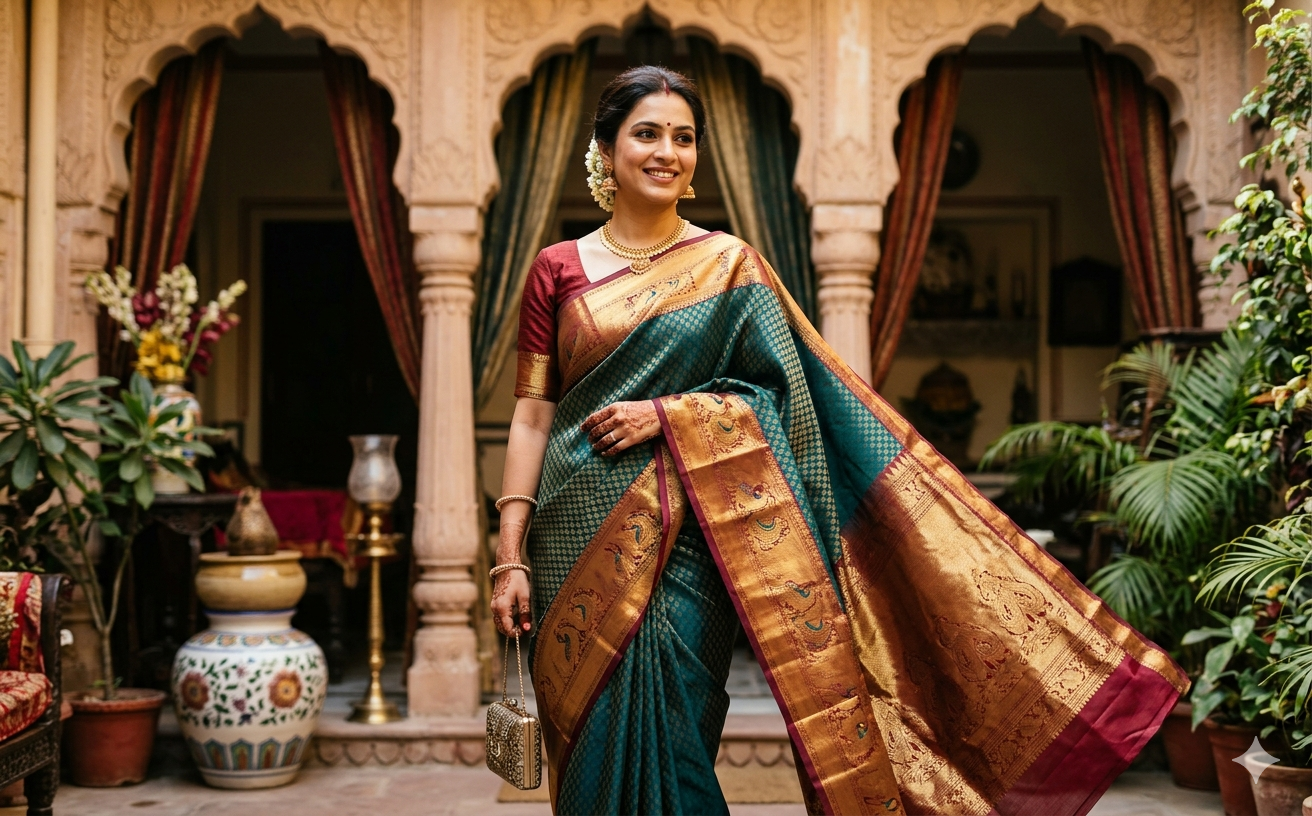 The Eternal Duo: Celebrating the Timeless Bond of Silk and Saree