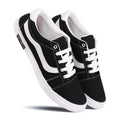 Casual Shoes for Men Black White Stylish Sneakers Size 6