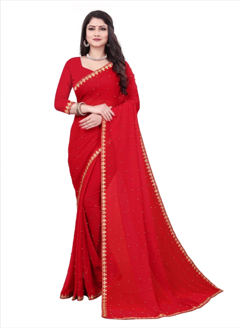 Women Saree Stylish Ethnic Wear Wedding Party Saree