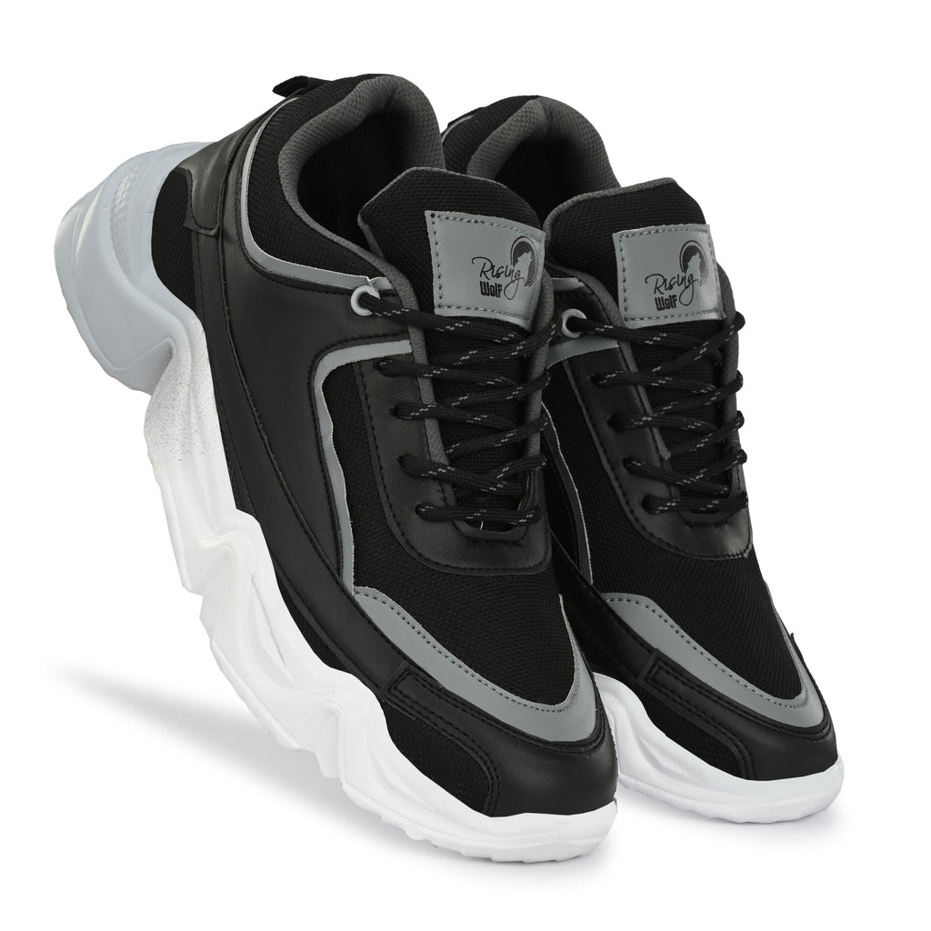 Grey Stylish Sport Shoes for Men Lightweight Running