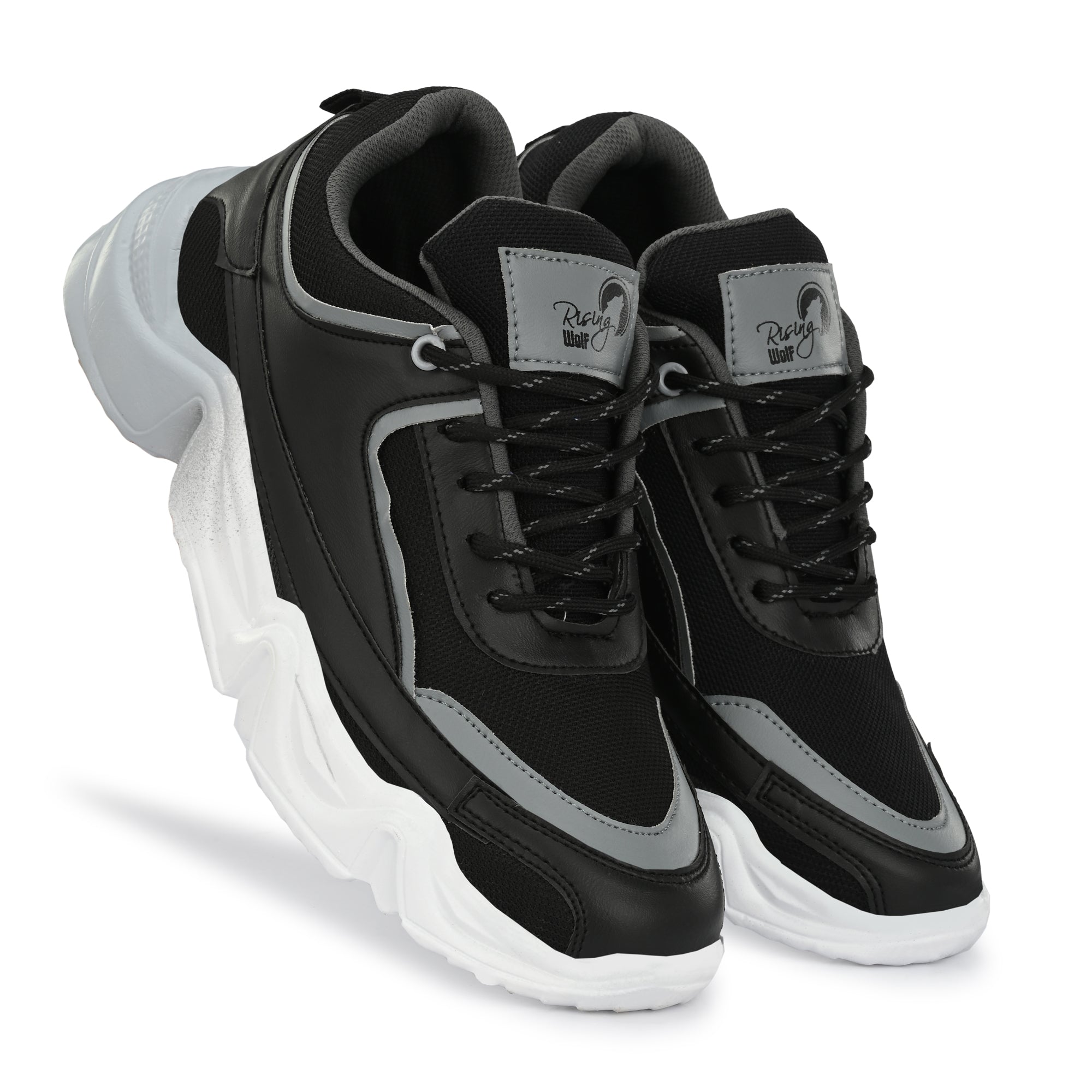 Grey Stylish Sport Shoes for Men Lightweight Running