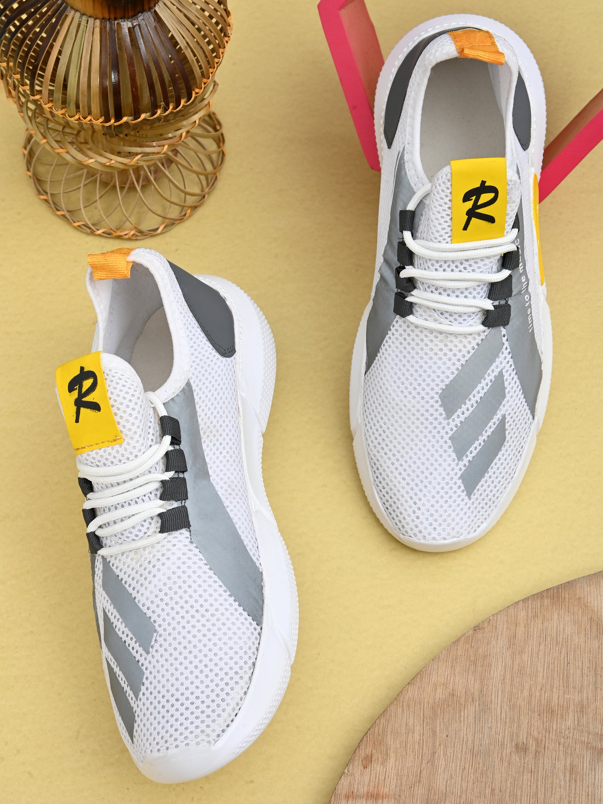 White Sneakers Shoes for Men Stylish Casual Comfort