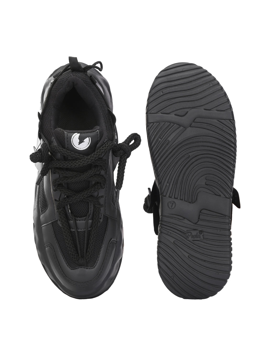 Black Sport Shoes for Men Lightweight Comfortable Running