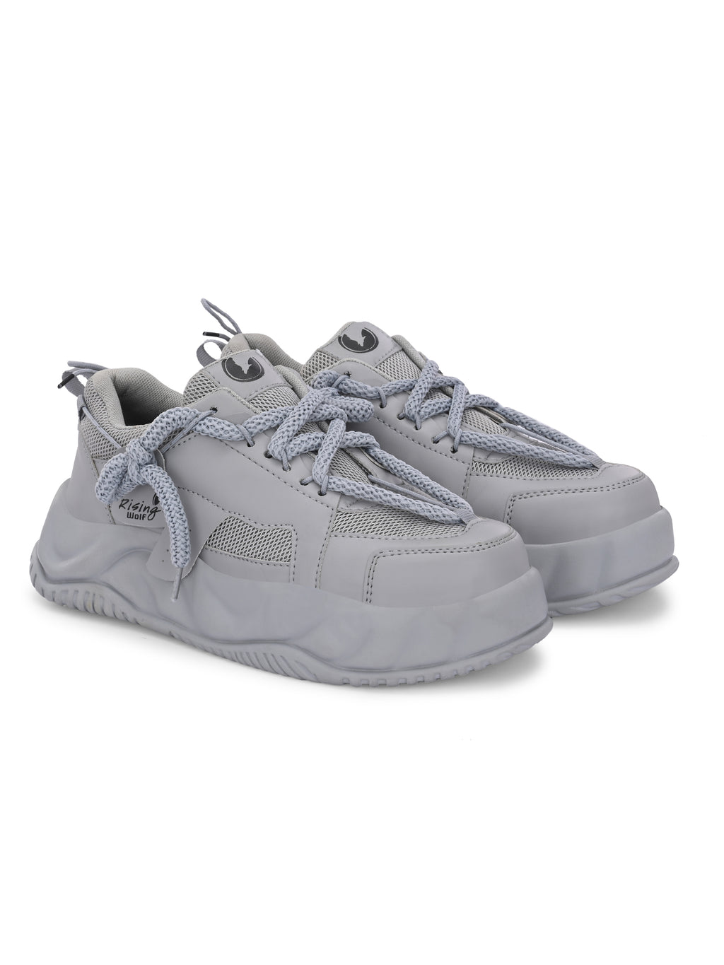 Grey Sport Shoes for Men Lightweight Comfortable Running