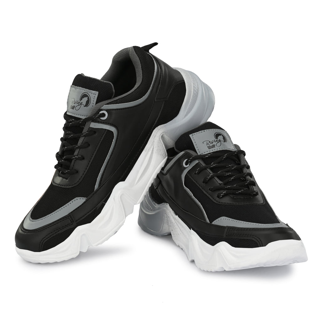Grey Stylish Sport Shoes for Men Lightweight Running