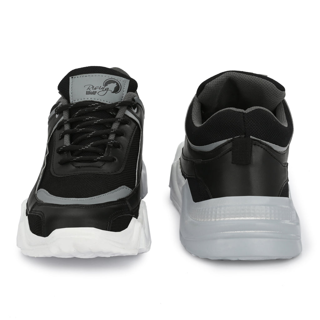Grey Stylish Sport Shoes for Men Lightweight Running