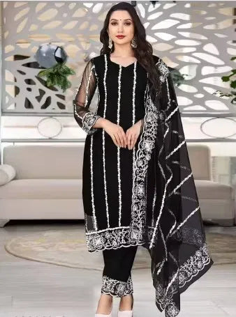 Kurta Dupatta Bottomwear Set Women Ethnic Wear Set
