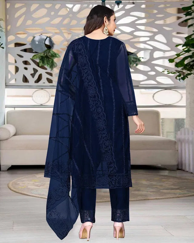 Kurta Dupatta Bottomwear Set Women Elegant Ethnics Wears