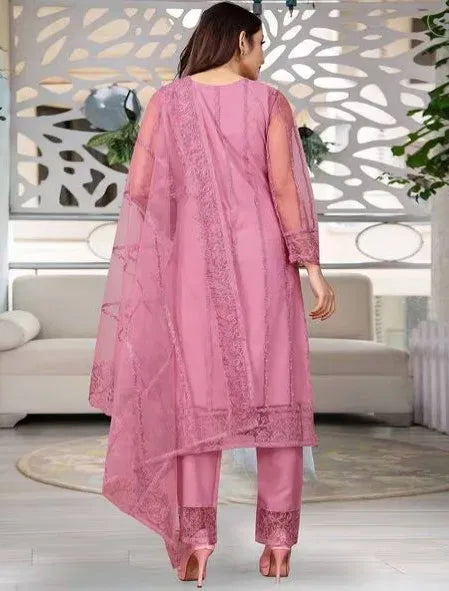 Kurta Dupatta Bottomwear Set Women Stylish Ethnic Wear