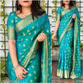 Jacquard Saree for Women Brown 6.3m Elegant Ethnic