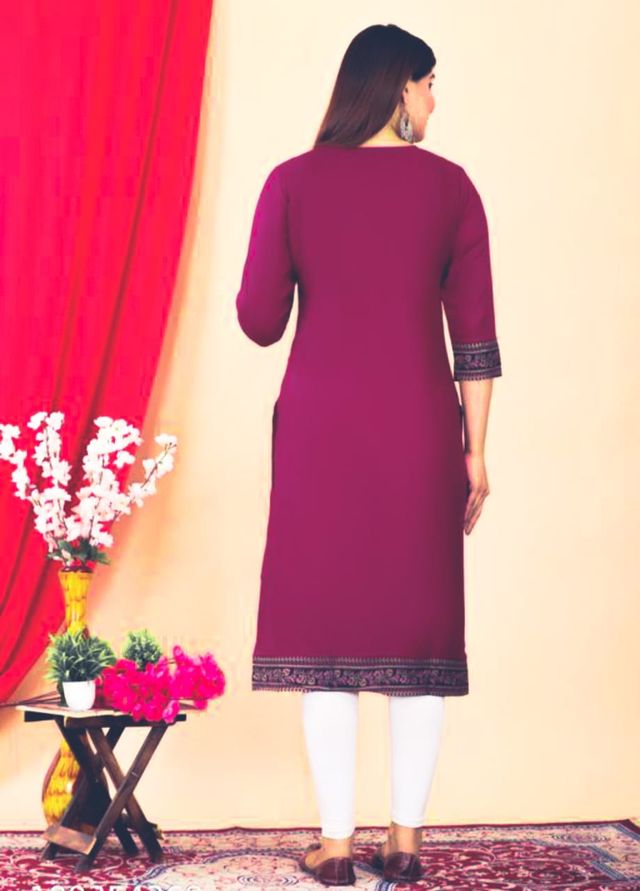 Kurti for Women Stylish Ethnic Wear Casual Daily Kurta