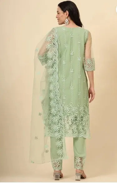 Kurta Dupatta Bottomwear Set Women Stylish Ethnic Wearrs