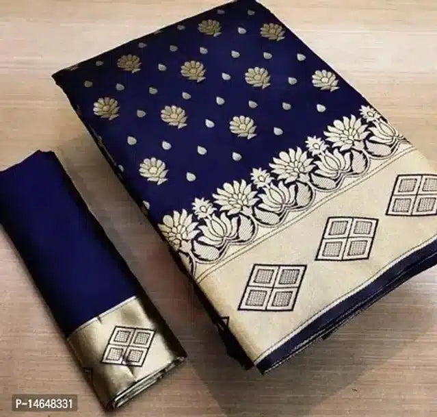 Jacquard Printed Saree Red 6.3m Elegant Ethnic Wear