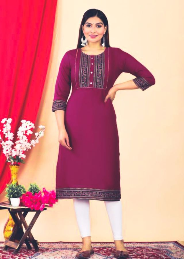 Kurti for Women Stylish Ethnic Wear Casual Daily Kurta