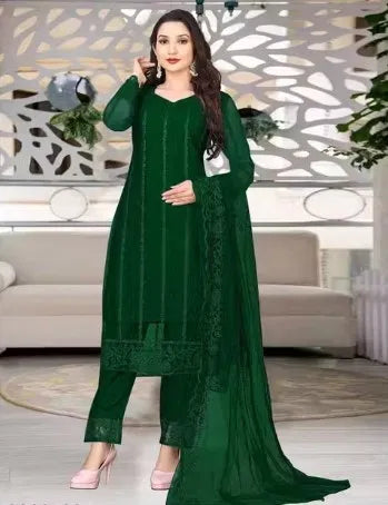 Kurta with Dupatta Bottomwear Set Women Ethnic Wear