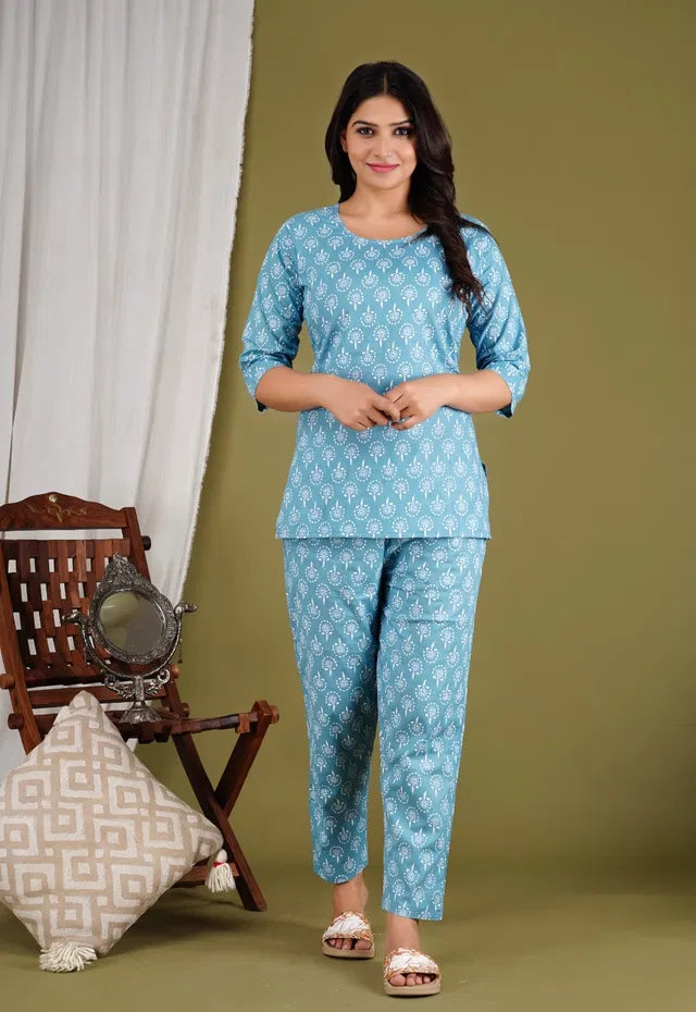 Floral Print Co Ord Set Women Trendy Stylish Outfit