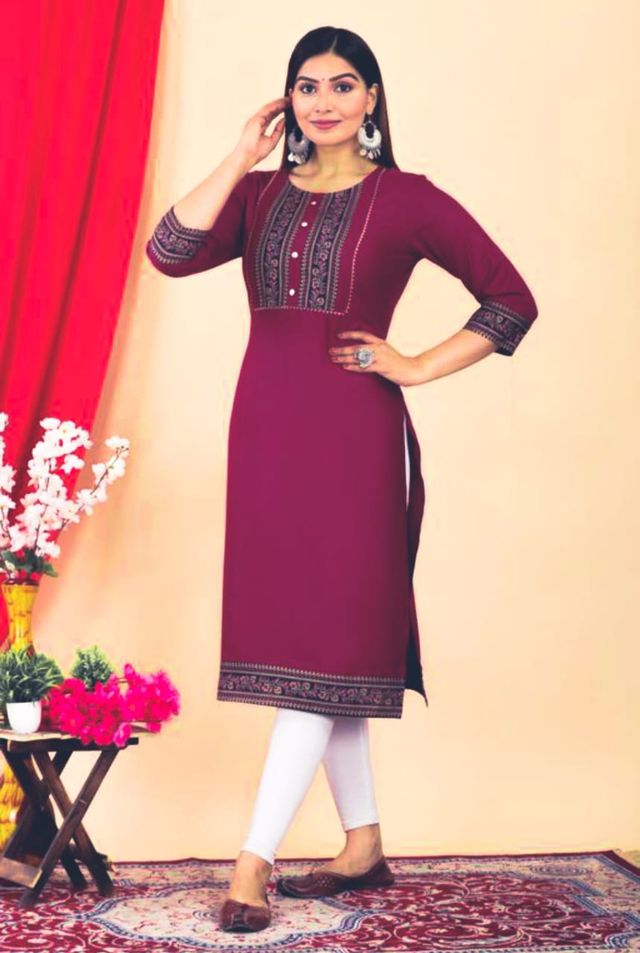 Kurti for Women Stylish Ethnic Wear Casual Daily Kurta